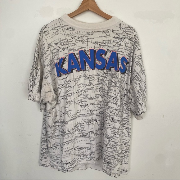 Vintage Kansas Map Tshirt - Picture 2 of 2